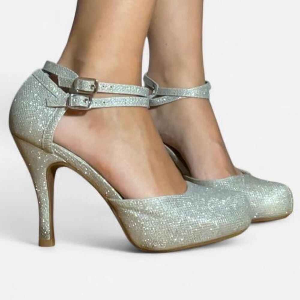 Unbranded Women's Silver Courts